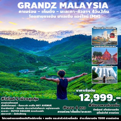 MALAYSIA CAMERON GENTING MALACCA KUALA LUMPUR 4 วัน 3 คืน