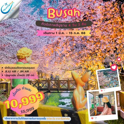 ทัวร์เกาหลี ปูซาน Busan Spring 4 วัน 2 คืน