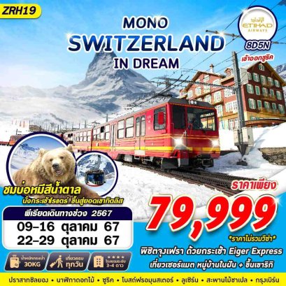 MONO SWITZERLAND IN DREAM ทิตลิส 8 วัน 5 คืน