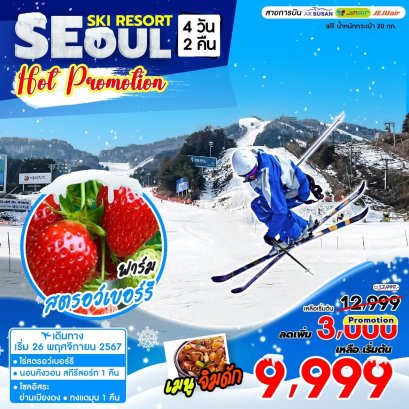 โซล Gangwon Ski Hot Promotion 4 วัน 2 คืน