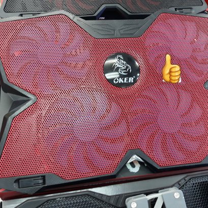 พัดลมระบายความร้อนโน๊ตบุ๊ค OKER ระบายความร้อน NOTEBOOK