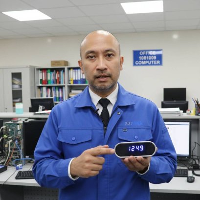 กล้องวงจรปิดนาฬิกาปลุก ดีไซน์เรียบหรู ใช้งานง่าย Elegant Alarm Clock Camera