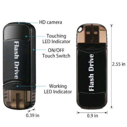 กล้องสอดแนม แฟลชไดร์ฟ USB เก็บหลักฐาน VDO