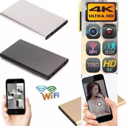 กล้องรูเข็มวงจรปิด Power bank  เป็นกล้องพาวเวอร์แบงค์ รุ่นใหม่ล่าสุด กล้อง Power bank Wifi