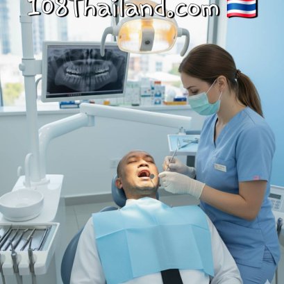 การถอนฟันหมดปากเพื่อทำรากฟันเทียม (หรือที่มักเรียกว่า All-on-4 / All-on-6) แบ่งเวลาออกเป็น 2 ส่วน