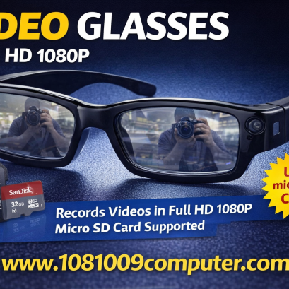 กล้องแว่นตา FHD – บันทึกทุกช่วงเวลาอย่างมืออาชีพ