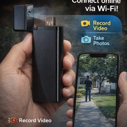 สายลับมือโปรต้องมี! กล้องไฟแช็ก Wi-Fi