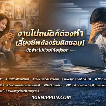 งานไม่ถนัดก็ต้องทำ เพราะชีวิตไม่รอข้ออ้าง Do the work even if its not your strength, because life wont wait for excuses