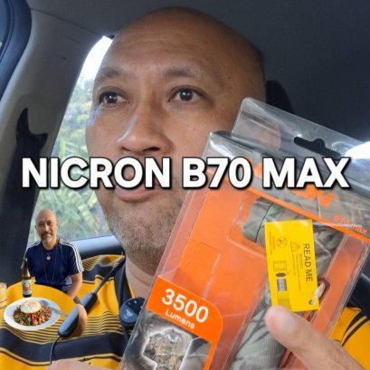 Nicron B70 Max: ไฟฉายแรงสูง 3500 Lumens ตัวจบสายลุย