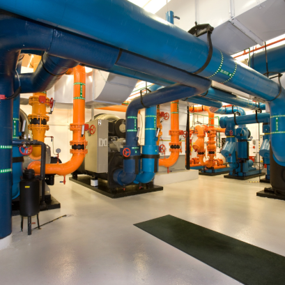 การหาขนาดท่อน้ำเย็น โดยใช้ตาราง