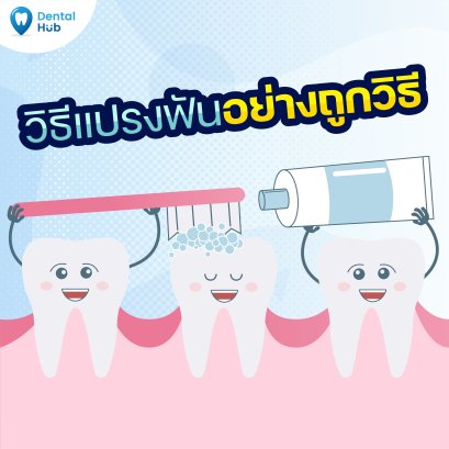 วิธีแปรงฟันอย่างถูกวิธี