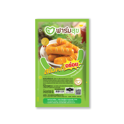 ฟาร์มสุข ไส้กรอกสโมคกี้ฮอทดอกอร่อย A