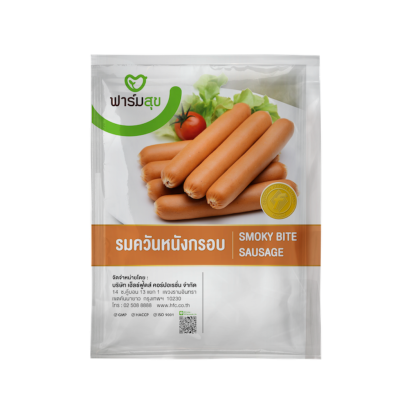 ฟาร์มสุข ไส้กรอกรมควัน(หนังกรอบ)26