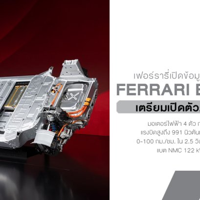 Ferrari Elettrica ว่าที่ซูเปอร์ EV 4 ประตูคันแรกจากมาราเนลโล้! พลังทะลุ 1,000 แรงม้า แต่หรู ใช้งานได้จริง และเสียงยังมีสไตล์แบบเฟอร์รารี่