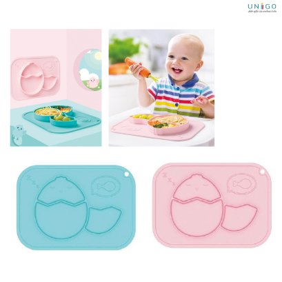 Chicken silicone dinner plate