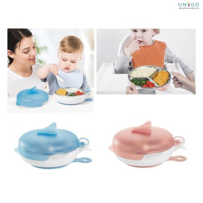 Dolphin Stainless Steel Filled Table Plate