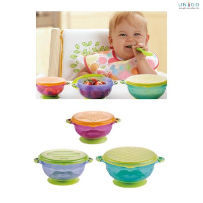 Colorful sucker bowl