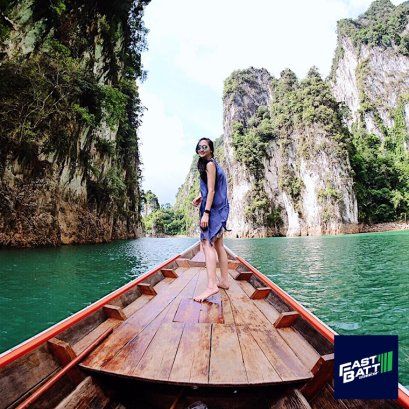 เขื่อนรัชชประภา หรือเขื่อนเชี่ยวหลาน ณ อุทยานแห่งชาติเขาสก จ. สุราษฎร์ธานี 