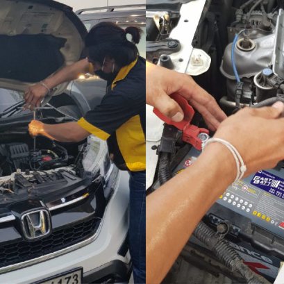 เปลี่ยนแบต แบตรถ เปลี่ยนแบตนอกสถานที่ ลำปลาทิว กรุงเทพ