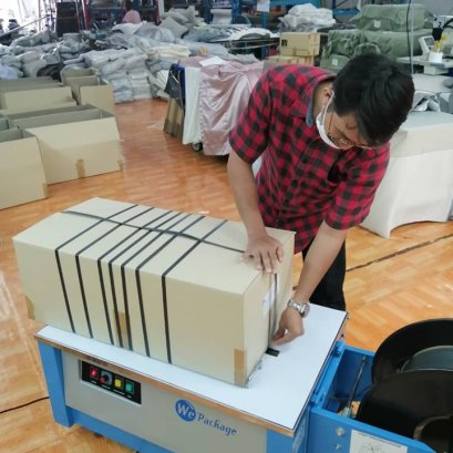 จัดส่งเครื่องรัดกล่อง รุ่น WE-801L 22/8/62
