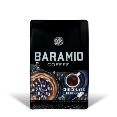 เมล็ดกาแฟคั่ว Chocolate Blueberry Pie 200 กรัม (Arabica100%)