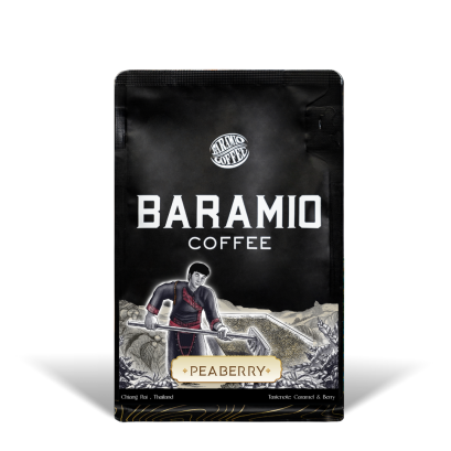 เมล็ดกาแฟคั่ว  Peaberry  250กรัม  (Arabica100%)