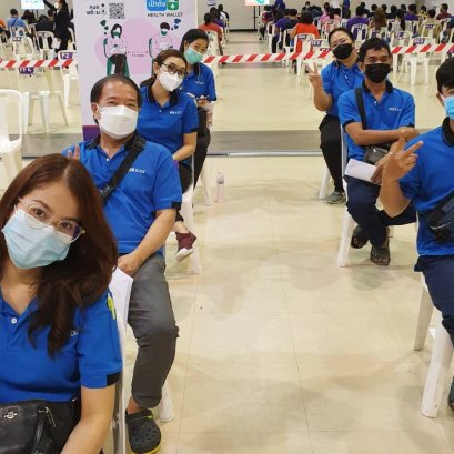 พนักงาน K.D.HEAT ได้รับวัคซีนโควิด 19