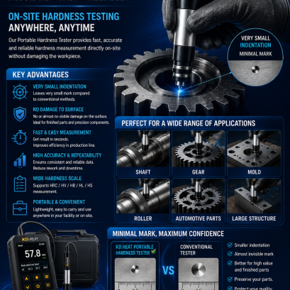  Precision Hardness Testing with Portable Hardness Tester