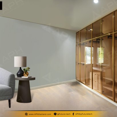 ผลงานบานเฟรม สีทอง