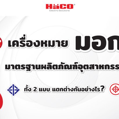 เครื่องหมายมอก. มาตรฐานผลิตภัณฑ์อุตสาหกรรม