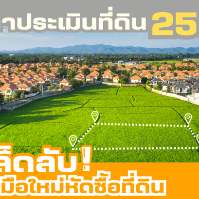 ราคาประเมินที่ดิน 2569 เคล็ดลับฉบับมือใหม่หัดซื้อที่ดิน