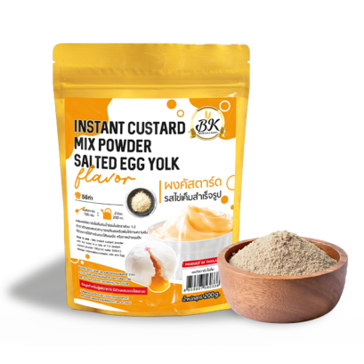 Instant custard salted egg yolk flavor ผงคัสตาร์ดไข่แดงเค็มสำเร็จรูป