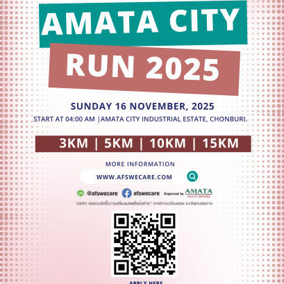 After overwhelming positive feedback from last year, AMATA CITY RUN 2025 is back!