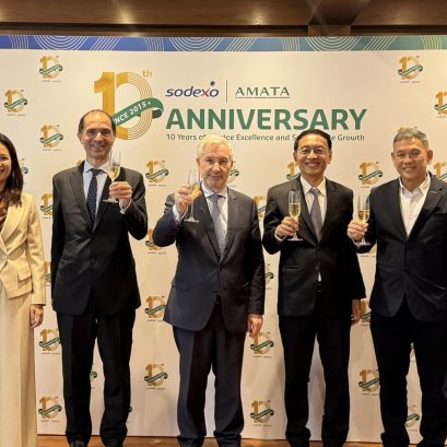 โซเด็กซ์โซ่อมตะ ครบรอบ 10 ปี เดินหน้าสร้างมาตรฐานใหม่ด้านบริการอาหารและบริหารจัดการอาคารครบวงจร