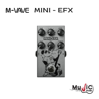 Guitar effects M-VAVE model Mini-EFX (1 year Thai center warranty)