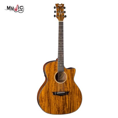 Dean Exotica Koa Acoustic Electric Guitar