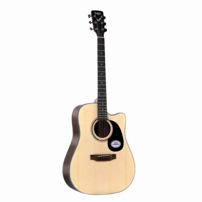 กีตาร์โปร่ง SAGA รุ่น SF600C Acoustic Guitar ( Laminated Top )