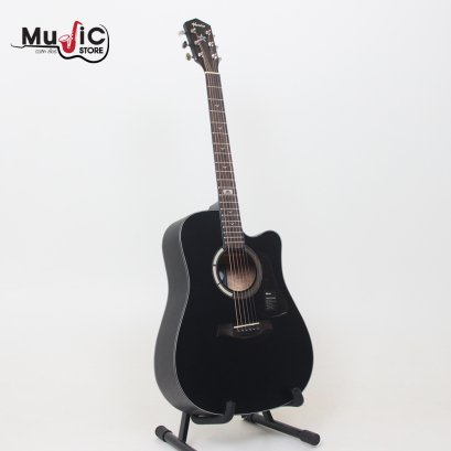 Mantic GT1DC Black Acoustic Guitar