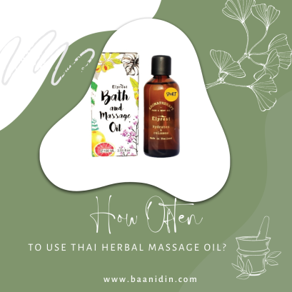 How often can I use Thai herbal massage oil?
