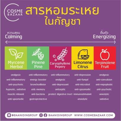 สารหอมระเหยในกัญชา