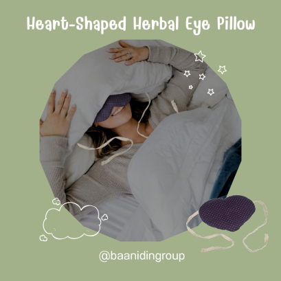 Heart-Shaped Herbal Eye Pillow
