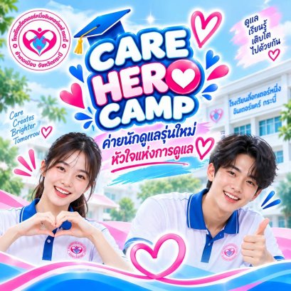 เปิดประสบการณ์ใหม่! CARE HERO CAMP ค่ายฟรีเรียนรู้ทักษะดูแลผู้สูงอายุสำหรับน้อง ๆ ม.6 และ ปวช.