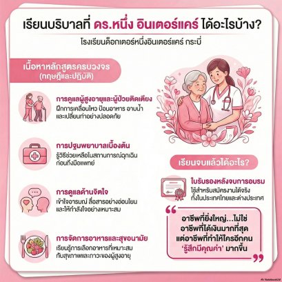 มากกว่าแค่การดูแล: ปั้นคุณให้เป็น บริบาลมืออาชีพ กับเส้นทางอาชีพที่มีคุณค่าและยั่งยืน