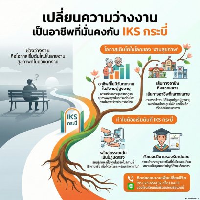 เปลี่ยนความว่างงาน เป็นงานที่มั่นคง: เรียนบริบาลที่ IKS กระบี่ จบแล้วมีงานรองรับ