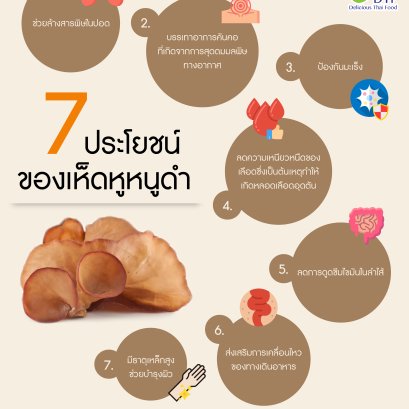 ประโยชน์เห็ดหูหนูดำ