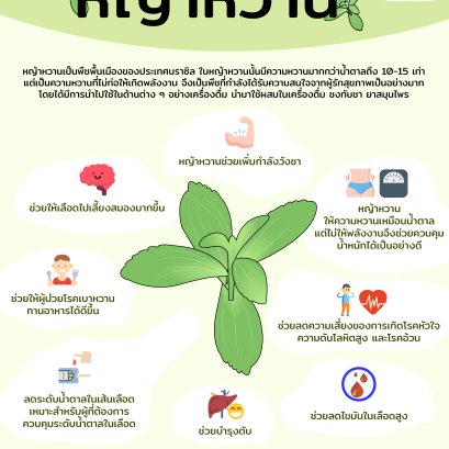 สรรพคุณหญ้าหวาน