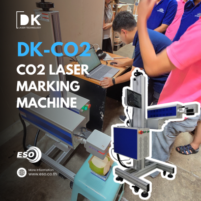 ทีมงาน ESO TECH ติดตั้งและอบรมการใช้งาน CO2 Laser Marking Machine DK-CO2 Series 30W ให้กับลูกค้าที่จังหวัดภูเก็ต
