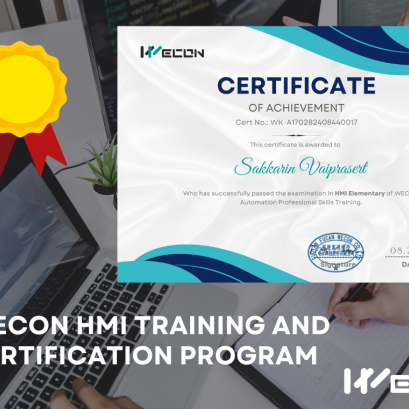 WECON HMI Certificated Cover