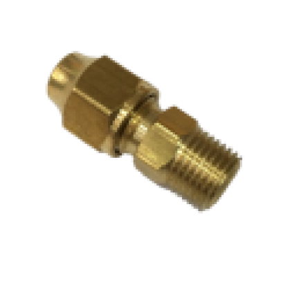F-7 Male thread connector 1/4" Flare 5/16”