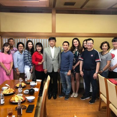 เข้าร่วมรับประทานอาหารกลางวันกับ Mr.Sigeo Ishikura ประธานบริษัท Asahi Alex Asia Co.,Ltd.